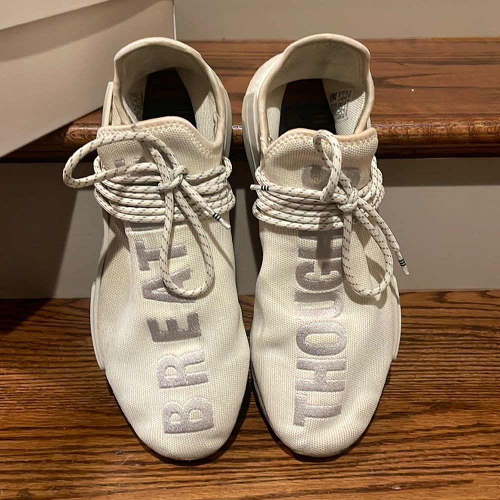 Adidas Pharrell Williams Hu NMD Cream White